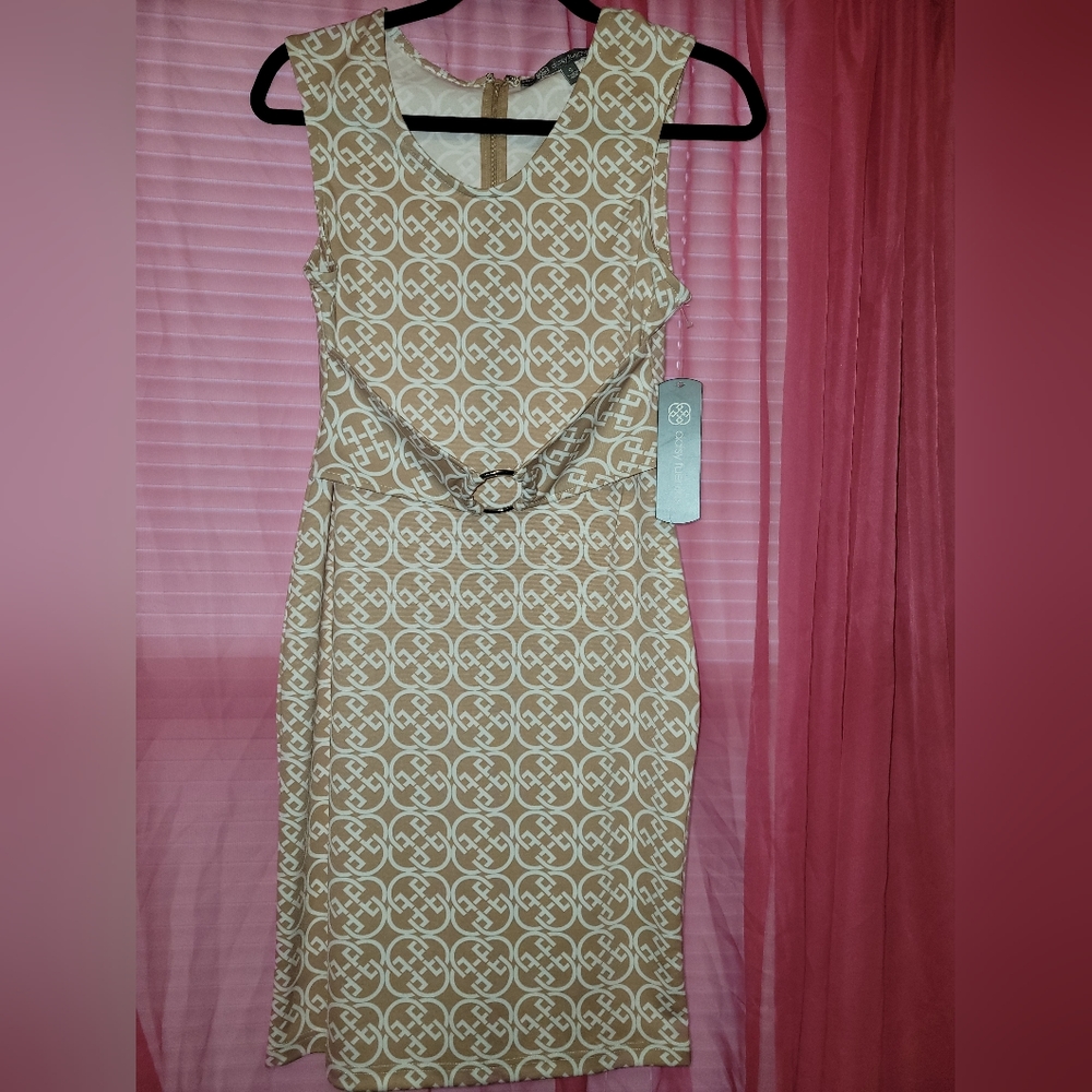 Daisy Fuentes Belted Dress